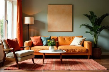 Creative teenager's room featuring vibrant colors and cozy furnishings