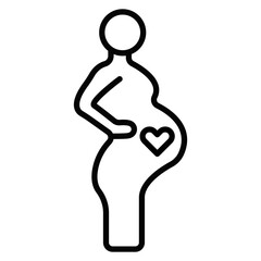 Fototapeta premium Maternity Icon
