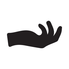 Obraz premium hand silhouette