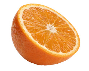 orange half isolated on transparent background png