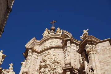 Close up of Valencia Cathedral