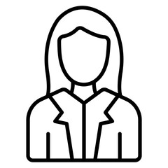 Social Worker Female Icon
