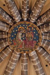 Close up of Valencia Cathedral