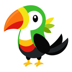 toucan on a white background