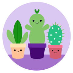 funny cactus cartoon