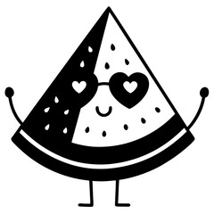 vector illustration of a black and white mask