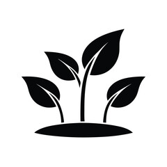 vector illustration of green plant