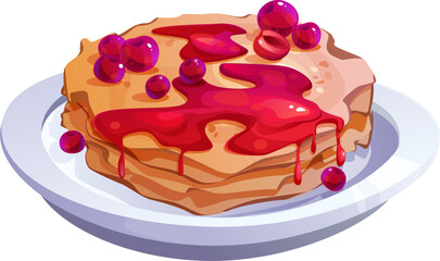 Crepe Pancake Breakfast