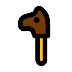 horse toy fill color style