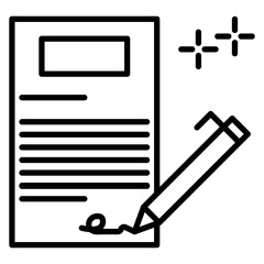 Proposal Writing Icon