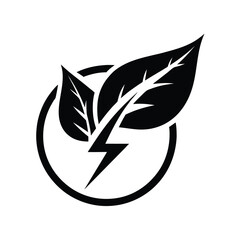 leaf icon vector illustration