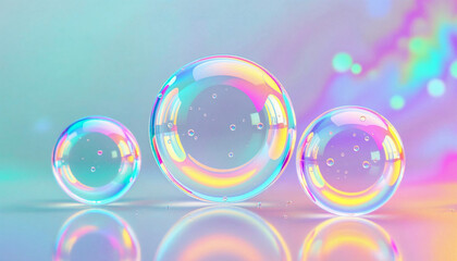 Colorful Reflections: A Study of Soap Bubbles
