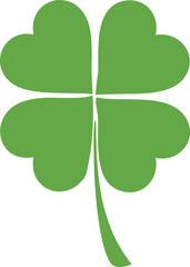 Lucky Clover Leaf Svg, Shamrock Svg Design Vector Illustration Clipart