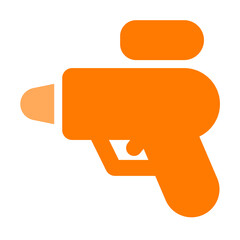 Fototapeta premium water gun dualtone style