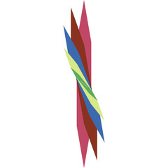 rainbow colored ribbons