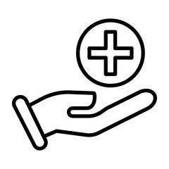 Obraz premium Public Health Icon