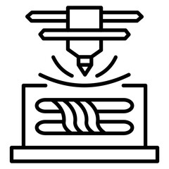 Fused Filament Fabrication Icon