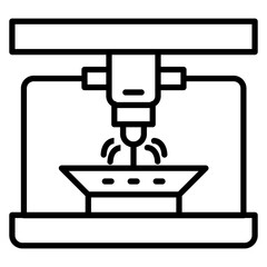 Selective Laser Sintering Icon