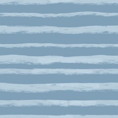 Seamless pattern with soft blue stripes run horizontally across the surface, blending seamlessly.