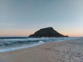 Fototapeta premium beach at sunset