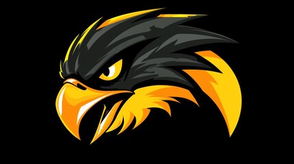 Aggressive Eagle Head Graphic Design (1)