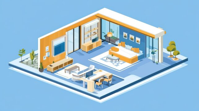 Real estate agent on tablet, exploring new listings