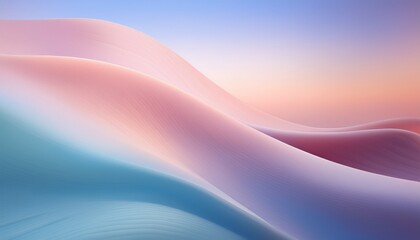 Soft Pastel Flowing Gradient. Blurred background with gentle abstract pastel gradients. Peaceful & serene. Delicate, light background.