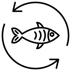 Sustainable Fishing Icon