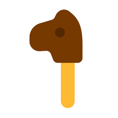horse toy flat style