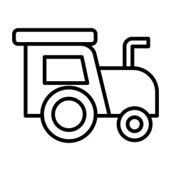 Utility Tractor Icon