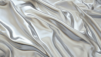 Seamless Silver Texture with a Slightly Matte Finish