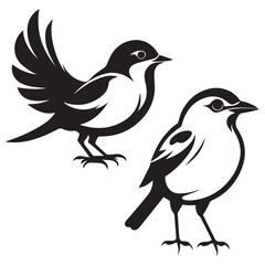 bird silhouette vector