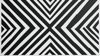 Abstract black and white geometric pattern