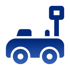 push car gradient style