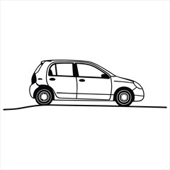 car vector illustration - AI  Generator 