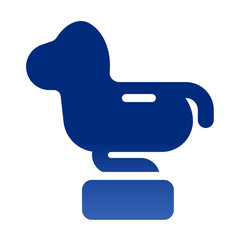 spring horse gradient style