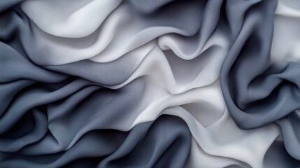 Fototapeta premium A modern abstract design featuring deep charcoal tones merging with pearl white in a soft gradient mesh.