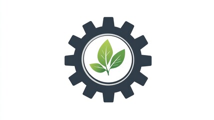 Eco-friendly technology logo