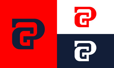 GP or PG logo graphic for business symbol.