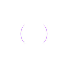 Purple Glowing Circle