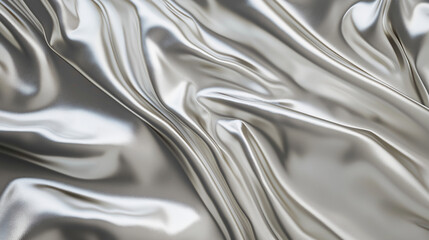 Seamless Silver Texture with a Slightly Matte Finish