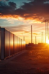 Massive industrial energy storage battery powering the future of renewable energy solutions and sustainability.