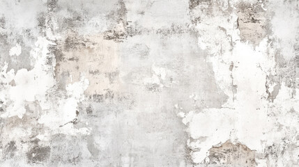 Obraz premium Weathered concrete wall texture with peeling paint and natural patina
