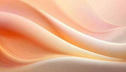 A soft, faded gradient transitioning from pastel orange to apricot and creamy white, with a delicate, subtle motif for a serene and warm background.
