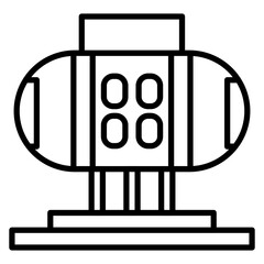 Diving Chamber Icon