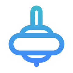 top toy outlined gradient style