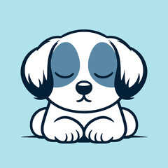 Dog animal cartoon illustration vector