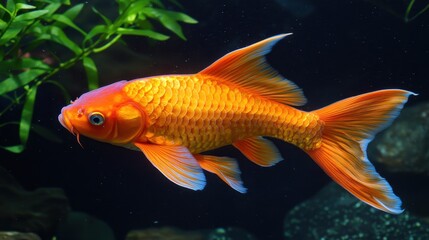 Naklejka premium A beautifully camouflaged fish, mimicking the colors and patterns of the surrounding coral, capturing the art of survival and adaptation in the reef ecosystem.