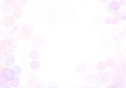 シャボン玉　玉ボケ　フレーム背景素材　淡いピンク