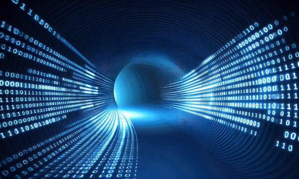 Binary Code Tunnel